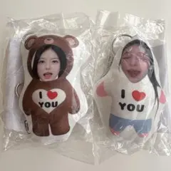 hearts2hearts イアン　マスコット キーホルダー 2種セットのサムネイル