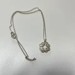 SILVER925ネックレス アラベスク 唐草模様 透かしデザイン 