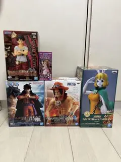 ワンピース フィギュア 5体セット ルフィ エース キャロット まとめ売り