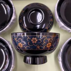 お椀 ５客セット 未使用品 漆器