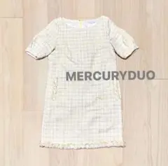 MERCURYDUO 半袖ワンピース ワンピース チュニック　イエロー