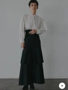 Ameri VINTAGE SHIRT DOCKING TIERED DRESS