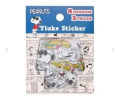 スヌーピー　フレークステッカー　SNOOPY PEANUTS