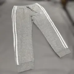 【人気】アディダス 3ストライプス テーパード カフ パンツ グレー Mサイズ