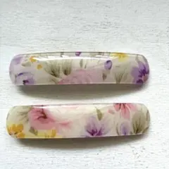 バレッタ2個セットPU/pk①