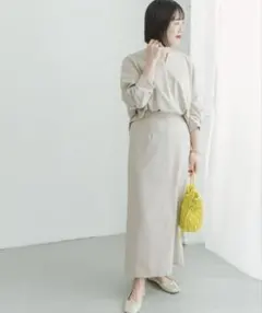 【タグ付き未使用】セットアップライクワンピース