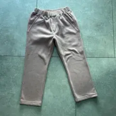 ピンク　裏起毛パンツ ウエストゴム