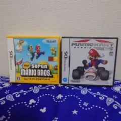 【DS】　2枚セット　マリオカートDS　NEW スーパーマリオブラザーズ　ソフト