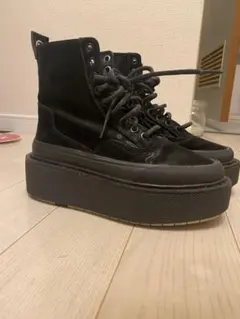 DIESEL 厚底 リキッドナイロンアンクルブーツ