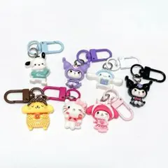 サンリオ サンリオキャラクターズ キーホルダー　７個 チャーム まとめ売り