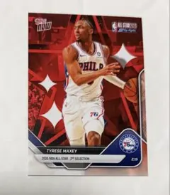TYRESE MAXEY AS6 Topps Now NBA