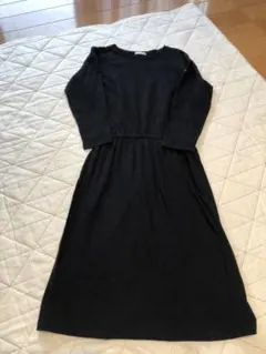 ブランシェス 140 キッズ ワンピース 女の子 ブラック 長袖