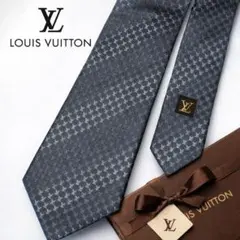 新品✨箱袋付❗️LOUIS VUITTON ネクタイ メンズ シルク モノグラム