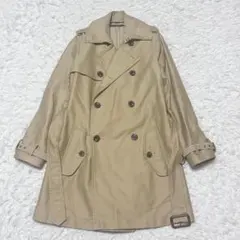 RALPH LAUREN トレンチコート ベルト付き ミドル丈 綿100%