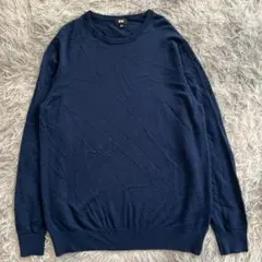 美品✨【UNIQLO】 クルーネックセーター XL 大きいサイズ ウール100%