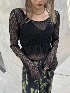 新品⭐︎Ameri CUT LACE BUSTIER SET TOPのサムネイル