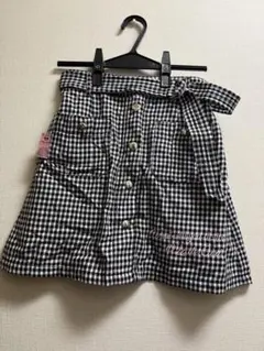 PINK-latte チェックスカート