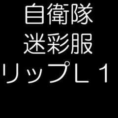 Ｌ１ 陸上自衛隊 リップストップ 迷彩服 Ｌ１..