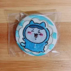 ちいかわ 刺繍缶バッジビスケット ハチワレ