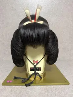 日本髪　かつら　つぶし島田　芸者　芸妓　　日本舞踊　大衆演劇　Mサイズ 日本髪 かつら 大衆演劇 つぶし島田 芸者 芸妓 M -Lサイズ 日本舞踊