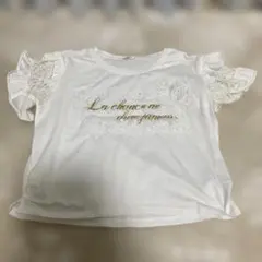 axes femme ホワイト 半袖Tシャツ　カットソー　ブラウス　スカート