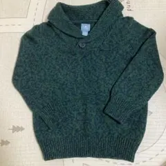 【新品】baby gap 長袖コットンニットトレーナー　トップス　18-24m
