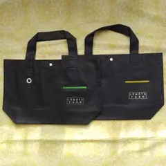 黄と黄緑の2点セット ローリーズファーム ショップバッグ　サブバッグ　トート