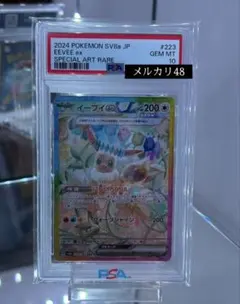 イーブイex SAR SV8a テラスタルフェスex 223/187 PSA10