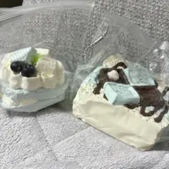 水色 ケーキ スクイーズ