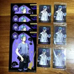 ツイステ フロイド 実験服 カード ポストカード　ウエハース