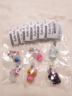 ハローキティ　めじるしアクセサリー　ガチャガチャ　6個セット　コンプリートセット