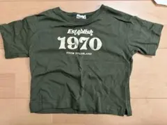 ロゴTシャツ カーキ 90のサムネイル