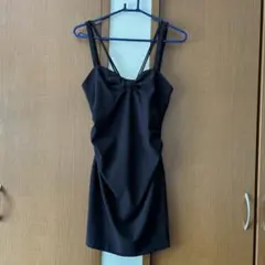 値引き❤️ZARAブラックミニワンピース ノースリーブ