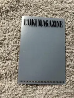 TAIKI MAGAZINEロゴ入りミニクリアファイル