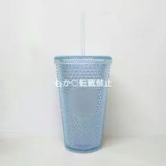 【中古】スタバ ロゴ コールドカップ タンブラー バンピー ライトグリーン