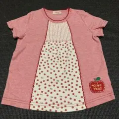 tinkerbell キッズ 半袖Tシャツ りんご柄 95cmのサムネイル