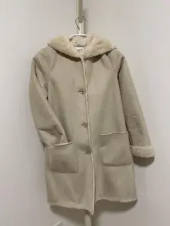 UNITED ARROWS フード付き ロングコート ベージュ　アローズ