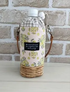 お花のペットボトルカバー☆ピンク　保温保冷