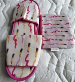 【新品/未使用】★ジルスチュアート★ミニポーチ付/室内スリッパ★雑誌付録★