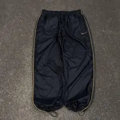 00s nike wide nylon pants y2k テック ドローコード