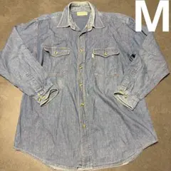 ヴィンテージ デニムシャツ 長袖 M