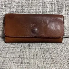イルビゾンテ　長財布　ヌメ革　経年劣化