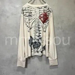 doublet 22SS スカルシャーリングエンブロイダリー ロングスリーブT
