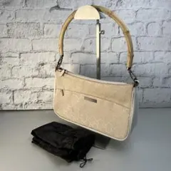 ママン2121様専用 GUCCI グッチ バンブーハンドル バッグ ベージュ