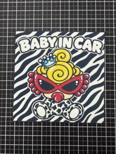Baby in car マグネットステッカー ベビーインカー ヒスミニ