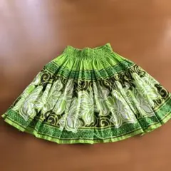 新品 ラウハラ柄 シングル パウスカート カヒコ フラ JUNE FABRICS