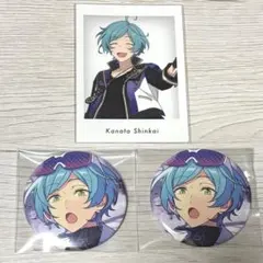 深海奏汰 あんスタ ぱしゃっつ 缶バッジ