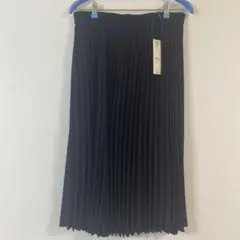 NORNE プリーツスカート 3L ダークネイビー