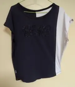 ミカランセ MIKANO エアリーTシャブラック レースロゴ