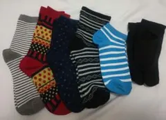 【新品未使用】ソックス6足セット(足袋型ソックス含む)